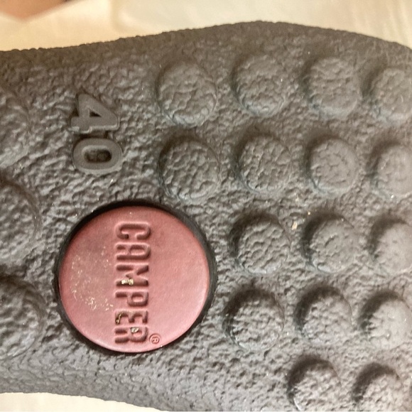 CAMPER  Sz 40 Suede Comfort Rubber Sole Slip On Loafer Flats - Picture 7 of 11